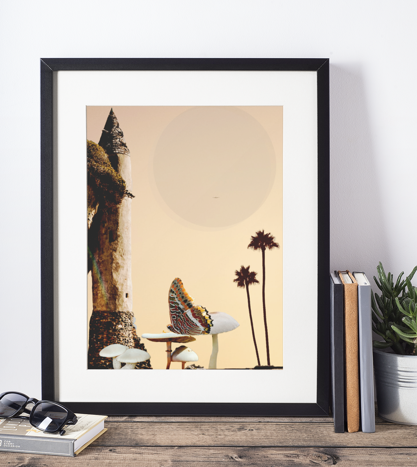 The Hidden Tower Collage Poster