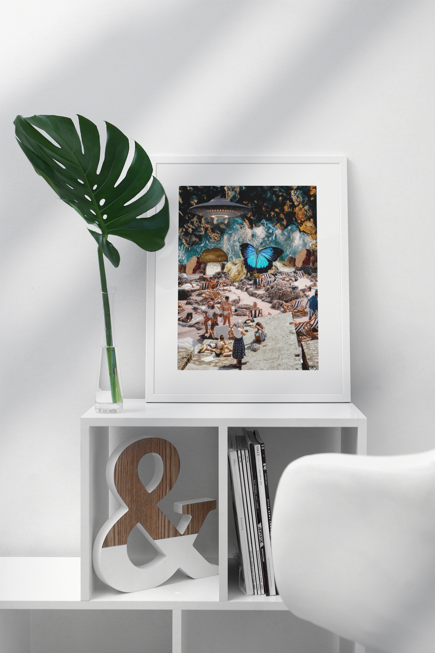 Beach Flip Collage Poster