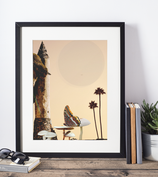 The Hidden Tower Collage Poster