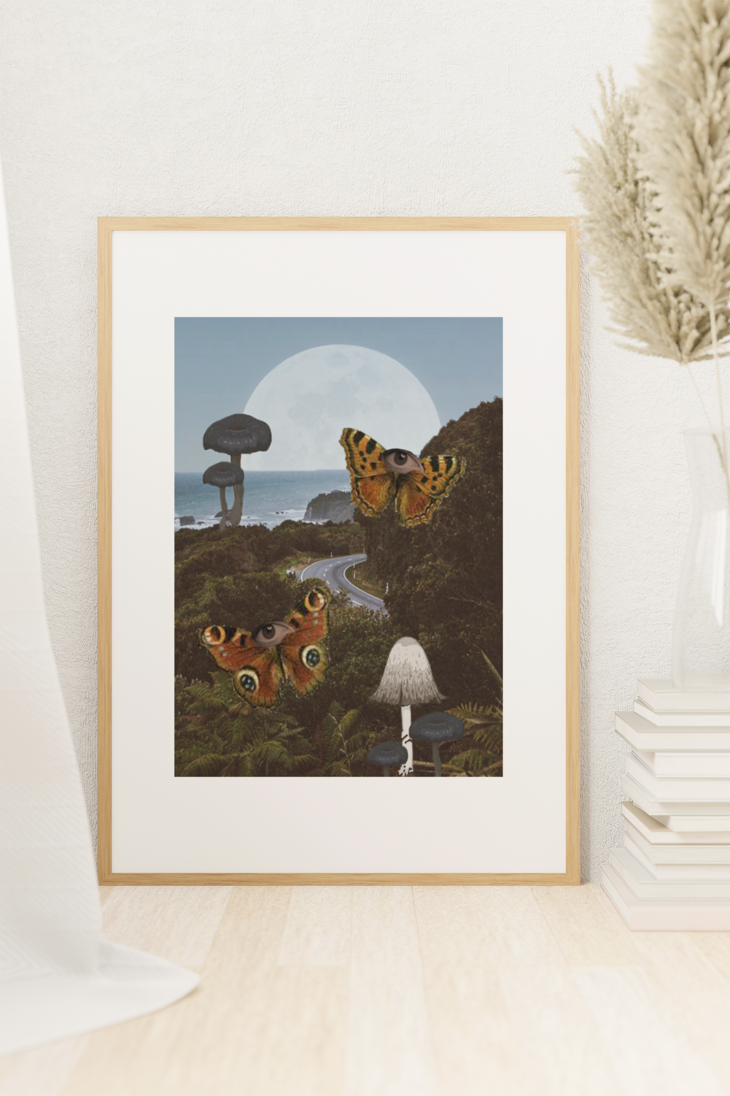 Butterfleye Collage Poster